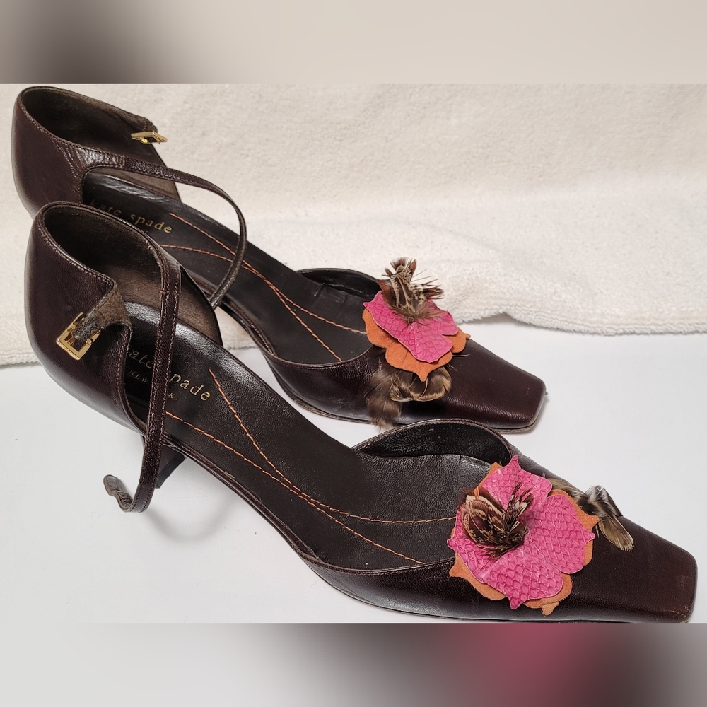Kate Spade Flower Pumps 10